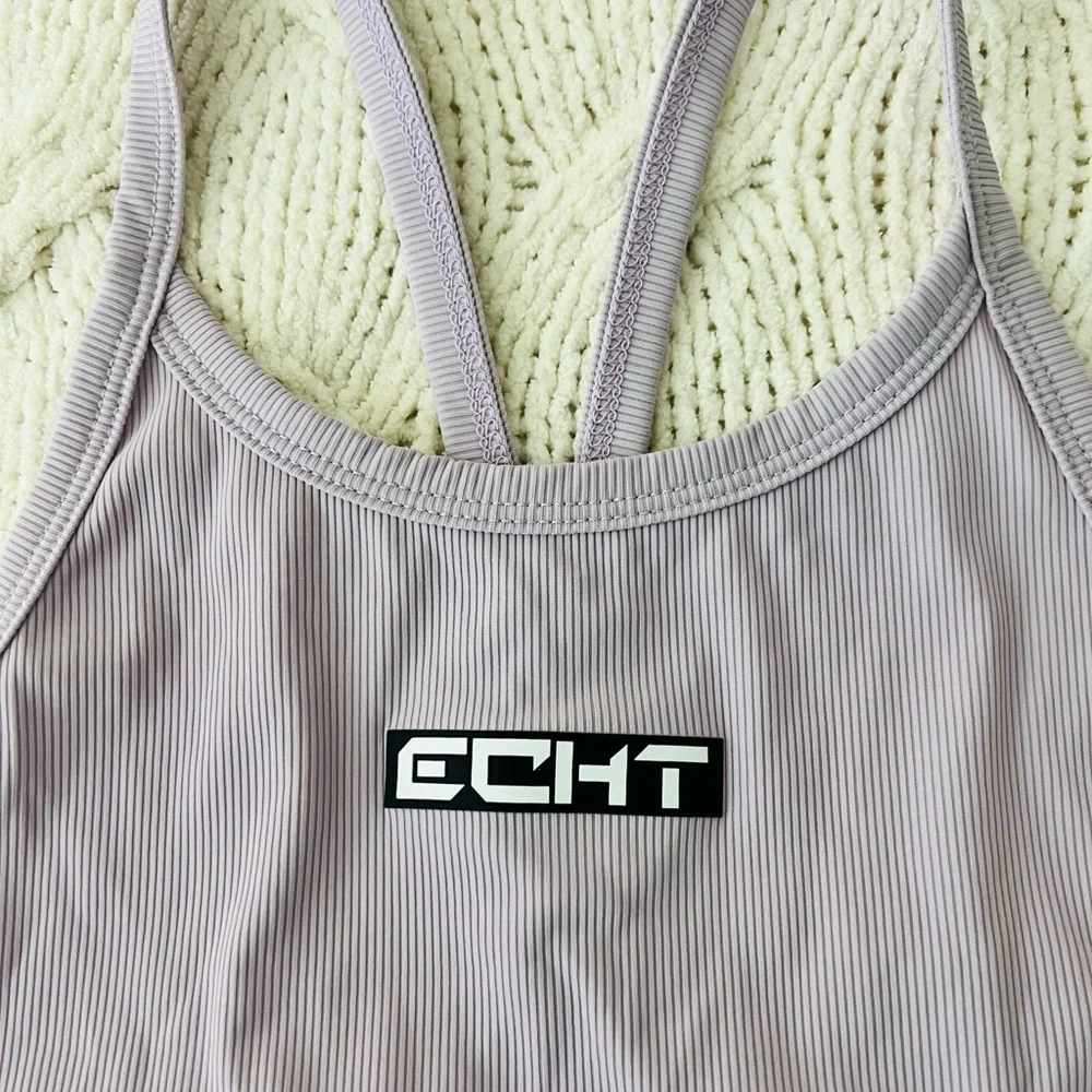 Echt Ribbed Lightweight Workout Tank - Picture 2 of 4